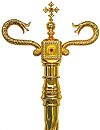 Bishop crosier no.3 gold