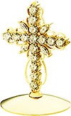 Jewelry mitre cross - A752 (gold-gilding)