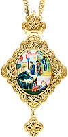 Jewelry Bishop panagia (encolpion) - A670 (gold-gilding)