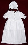 Milana embroidered baptismal clothes for girls
