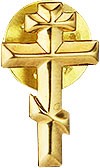 Greek baptism pin Cross - 2