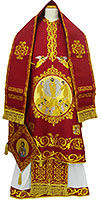 Bishop vestments - Transfiguration (claret)