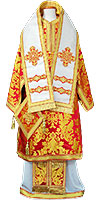 Bishop vestments - metallic brocade BG5 (red-gold)