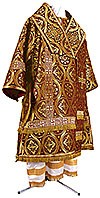 Bishop vestments - metallic brocade BG3 (claret-gold)