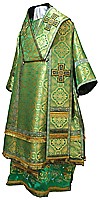 Bishop vestments - metallic brocade BG3 (green-gold)