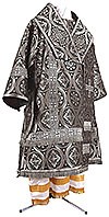 Bishop vestments - metallic brocade BG3 (black-silver)