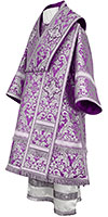 Bishop vestments - metallic brocade BG5 (violet-silver)