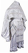 Russian Priest vestments - metallic brocade BG2 (white-silver)