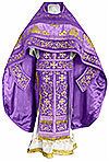 Embroidered Russian Priest vestments - Iris (violet-gold)