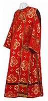 Deacon vestments - metallic brocade B (red-gold)