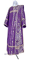 Deacon vestments - metallic brocade BG5 (violet-silver)