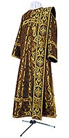 Deacon vestments - rayon brocade S3 (black-gold)