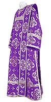 Deacon vestments - rayon brocade S3 (violet-silver)