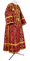 Subdeacon vestments - rayon brocade S3 (claret-gold)