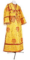 Subdeacon vestments - rayon brocade S4 (yellow/gold with red)