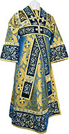 Embroidered Subdeacon vestments - Iris (blue-gold)