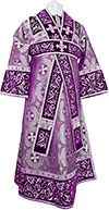Embroidered Subdeacon vestments - Iris (violet-silver)