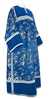 Clergy stikharion - rayon Chinese brocade (blue-silver)