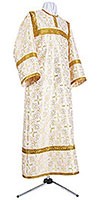 Altar server stikharion - metallic brocade B (white-gold)