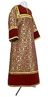 Altar server stikharion - metallic brocade BG6 (claret-gold)