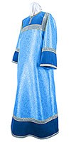 Altar server stikharion - metallic brocade BG5 (blue-silver)