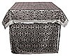 Holy Table vestments - brocade B (black-silver)