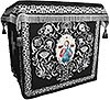 Holy table vestments - no.1 (black-silver)