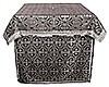Altar Table vestments - brocade BG6 (black-silver)