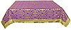 Holy Table cover - silk S3 (violet-gold)