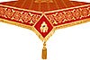 Embroidered Holy table cover no.6 (red-gold)