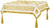 Embroidered Holy table cover no.11 (white-gold)