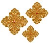 Hand-embroidered crosses - D105