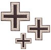 Hand-embroidered crosses - D108