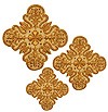 Hand-embroidered crosses - D122