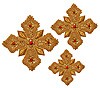 Hand-embroidered crosses - D131