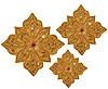 Hand-embroidered crosses - D137