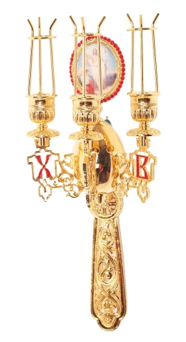 Paschal three-candle holder - 4