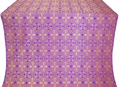 Nicea silk (rayon brocade) (violet/gold)