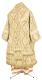 Bishop vestments - Byzantine metallic brocade BG2 (white-gold) back, Standard design