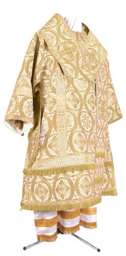 Bishop vestments - metallic brocade BG2 (white-gold)