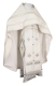 Russian Priest vestments - Iveron rayon brocade S3 (white-silver), Standard design