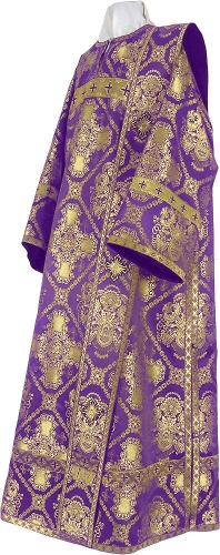 Deacon vestments - rayon brocade S4 (violet-gold)