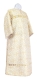 Clergy sticharion - Paschal Egg rayon brocade S3 (white-gold), Standard design