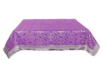 Holy Table cover - silk S3 (violet-silver)