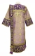 Embroidered Deacon vestments - Iris (violet-gold) (back), Standard design