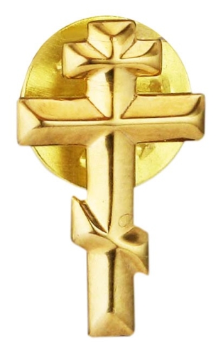 Greek baptism pin Cross - 2