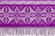 Embroidered Holy table cover no.4 (violet-silver) (detail)