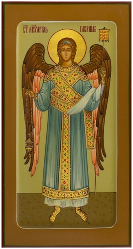 Icon: Holy Guardian Angel - PS1 (5.1''x9.8'' (13x25 cm))