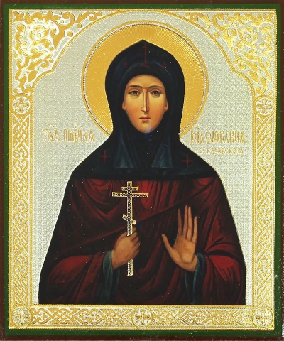 Religious icon: Holy Venerable Ephrosinia of Souzdal