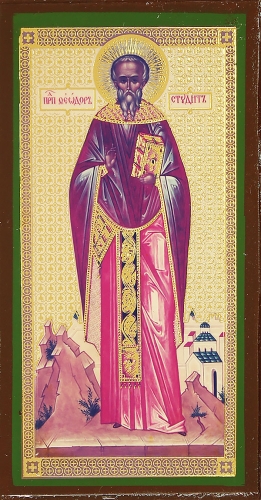 Religious icon: Holy Venerable Theodore the Studite